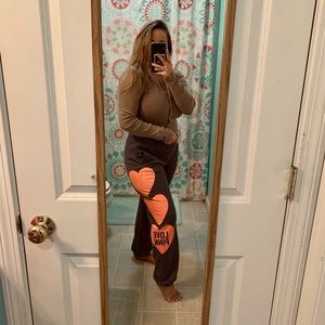 Victorias Secret/PINK Gray Sweatpants Size Extra Small